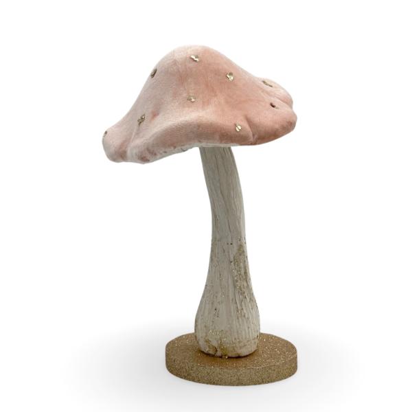 Christmas Rosies Hanging Mushroom - 16cm x 16cm x 25cm