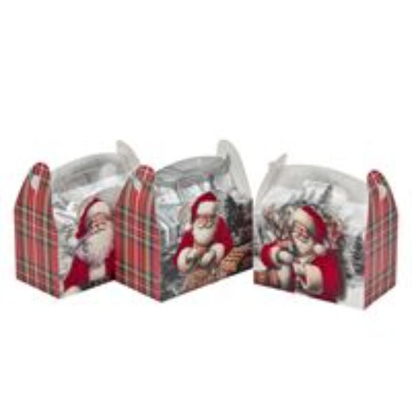 Assorted Xmas Treat Box.- 20.5x12.5cm
