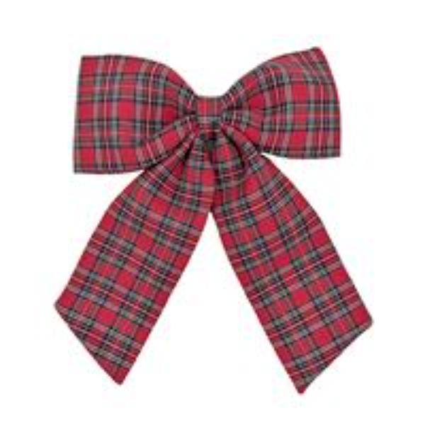 Xmas Tartan Bow - 60cm