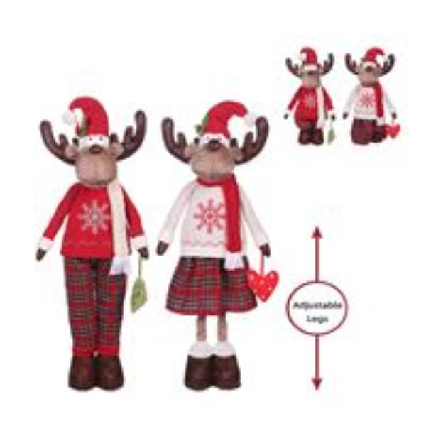 Extendable Stadning Deer - 87cm