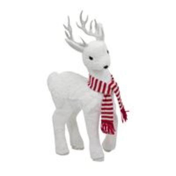 Stripe & Snow Reindeer - 51cm