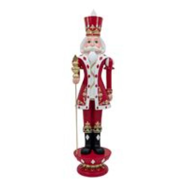 Diamond Pattern Nutcracker - 63cm