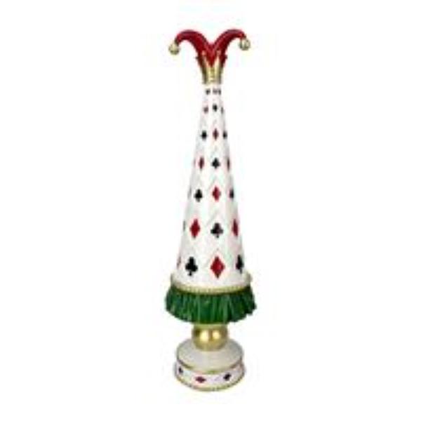 Large Jester Card Suit Tree - 42.3cm