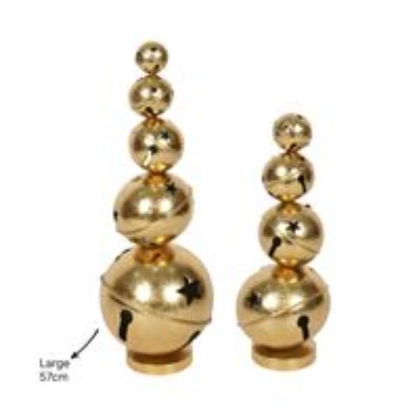 Stacked Christmas Bells Decoration - 57cm