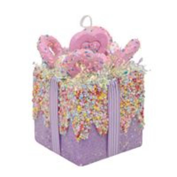 Candycane Hanging Giftbox - 21cm