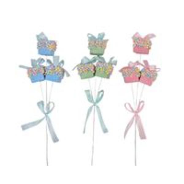 Assorted Candycane Gift Box Pick - 39cm