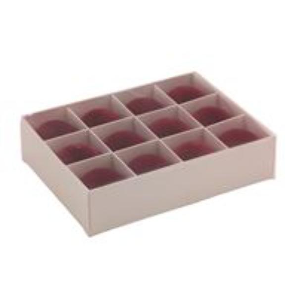 12 Pack Burgundy Velvet Ornament - 6cm