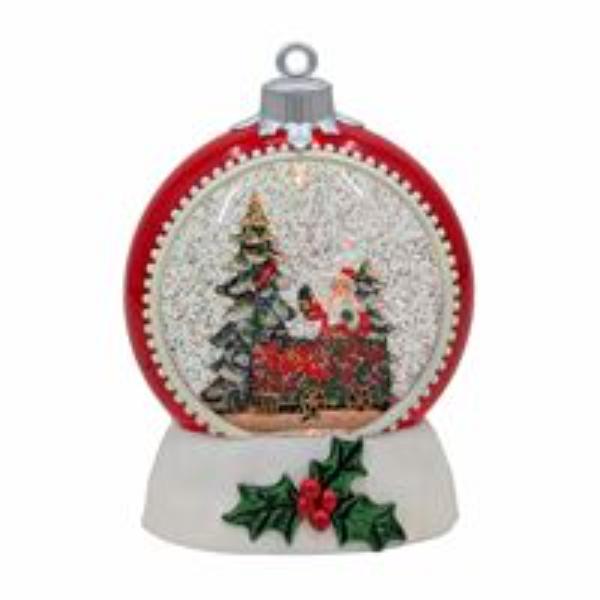 Santas Steam Train Bauble - 21cm