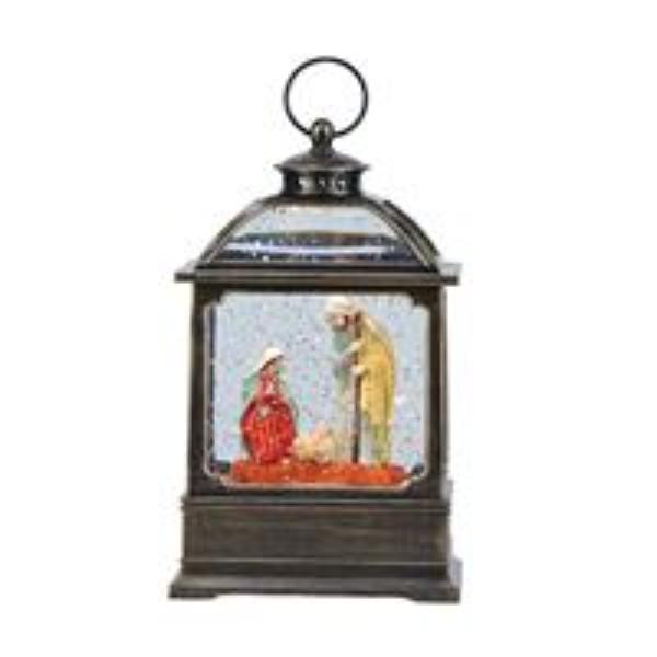 LED Vintage Nativity Lantern - 16.8cm