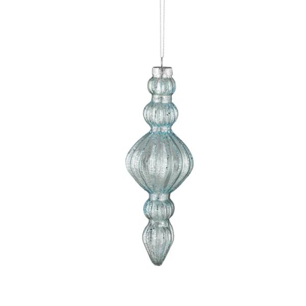 Blue Tranquil Glass Ornament - 7cm x 21cm