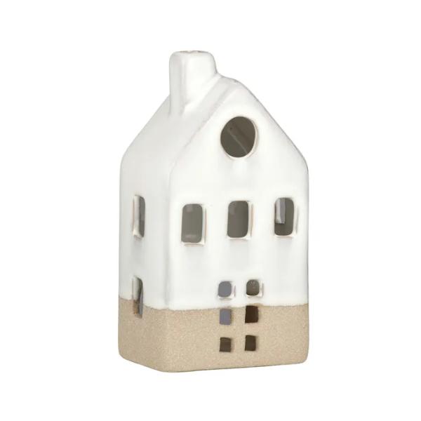 Ceramic White House Decoration - 7cm x 5cm x 15cm