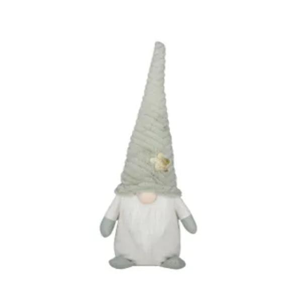 Green Fabric Standing Gnome - 54cm