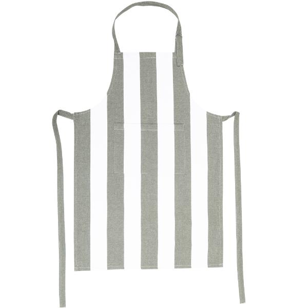 Olive Stripe Eco Apron
