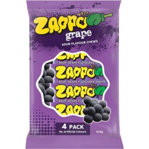 Zappo 4 Pack Grape 104gms