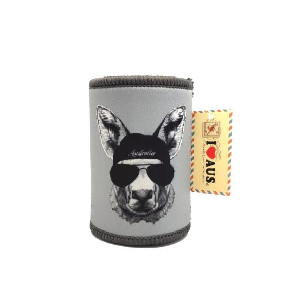 Kangaroo With Sunglasses Stubby Holder