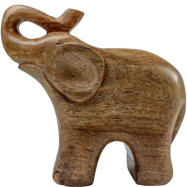 Wooden Elephant - 19cm x 17cm