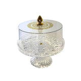 Load image into Gallery viewer, Heavy Duty Acrylic Cake Stand With Lid - 29cm
