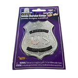 Load image into Gallery viewer, Jumbo Silver Marshal Badge
