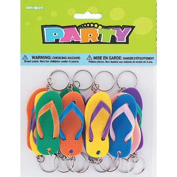 12 Pack Flip-Flop Keychains