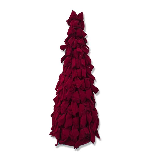 Velvet Bow Tree - 80cm