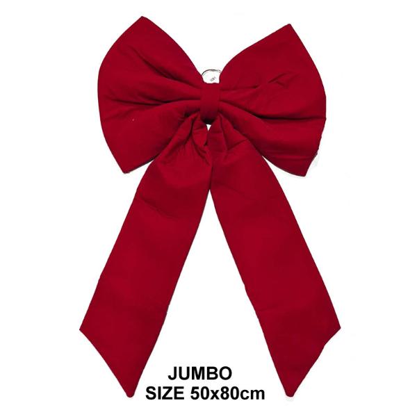 Jumbo Red Bow - 80cm
