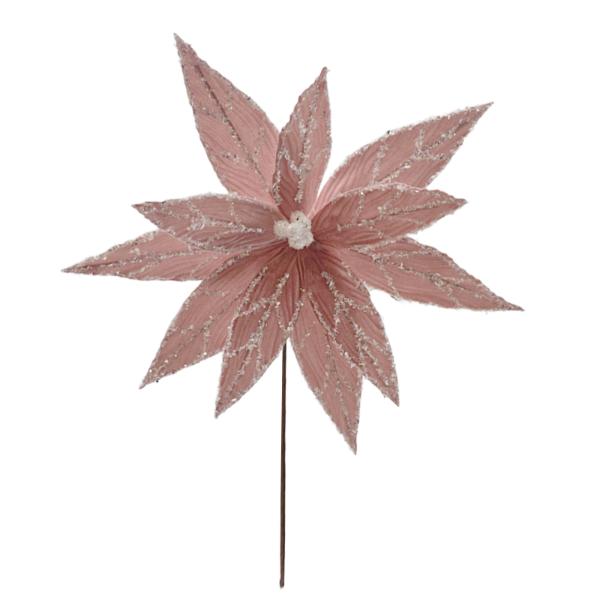 Pink Xmas Flower - 40cm
