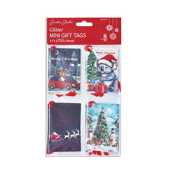 8 Pack Xmas Cards - Assorted