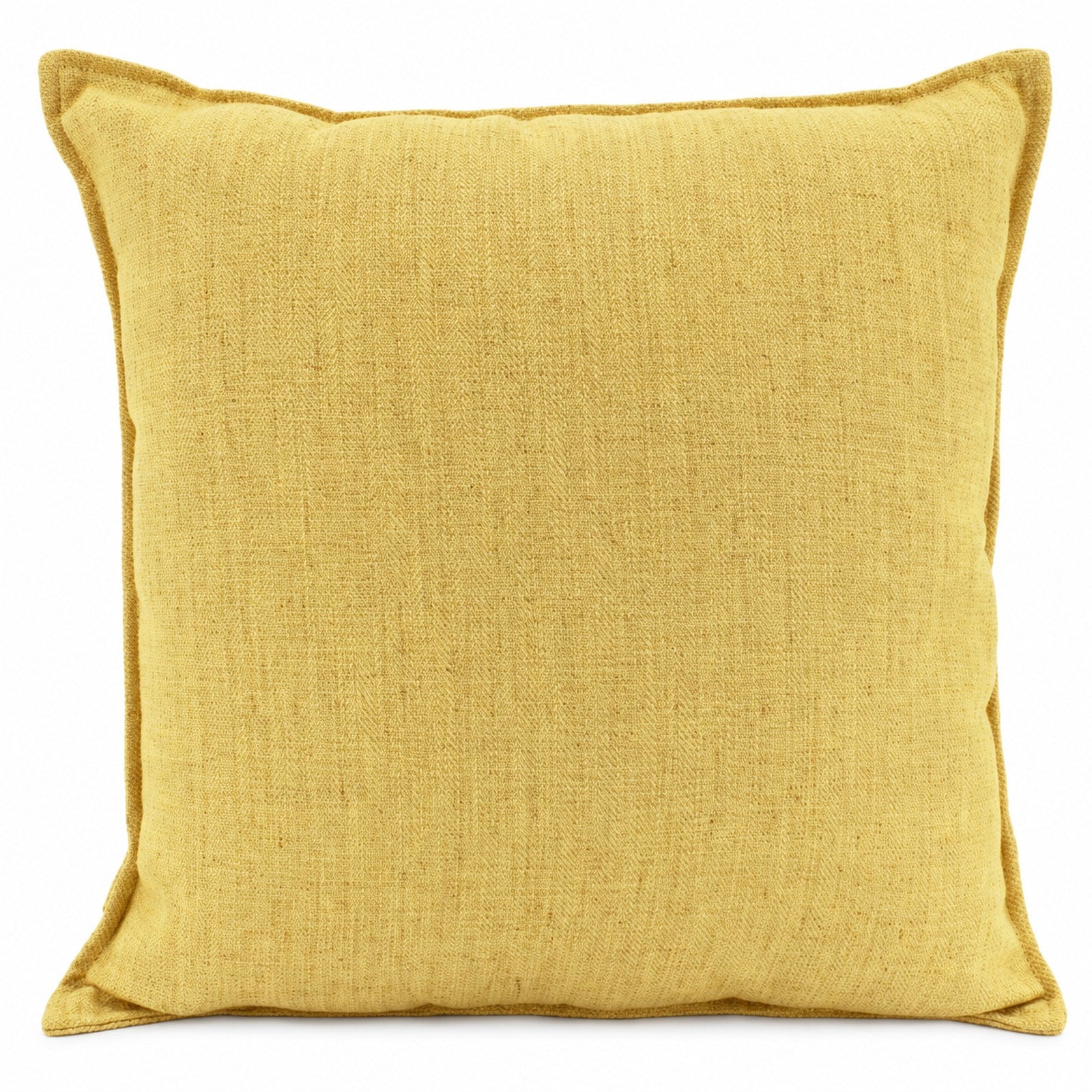 Yellow Linen Cushion 45cm x 45cm from The Base Warehouse