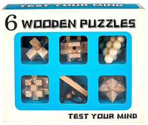 6 Wooden Puzzles 1