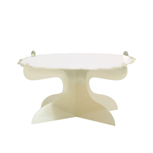 Gold Foil Stamped Cake Stand - 15.2cm x 29.2cm