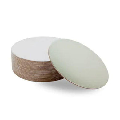 Silver Round Cake Board - 20cm - The Base Warehouse
