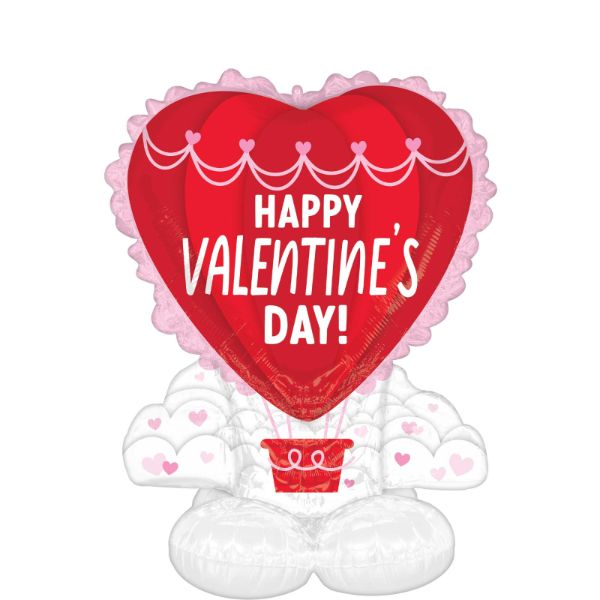 Airloonz Happy Valentines Day Hot Air Balloon - 91cm x 124cm