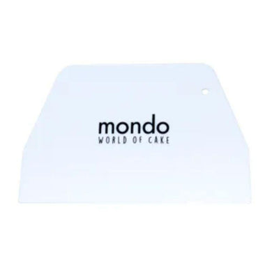 Mondo Large Plastic Icing Scraper - 19.4cm x 12.5cm - The Base Warehouse