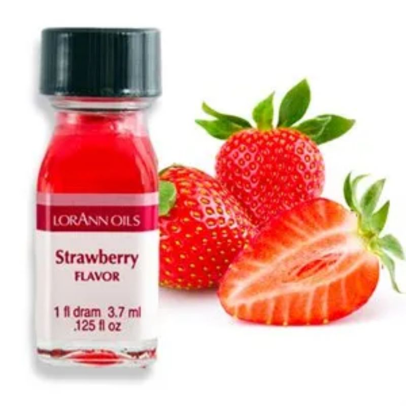 LorAnn Oils Strawberry Super Strength Flavour 1 Dram 3.7ml - GST FREE