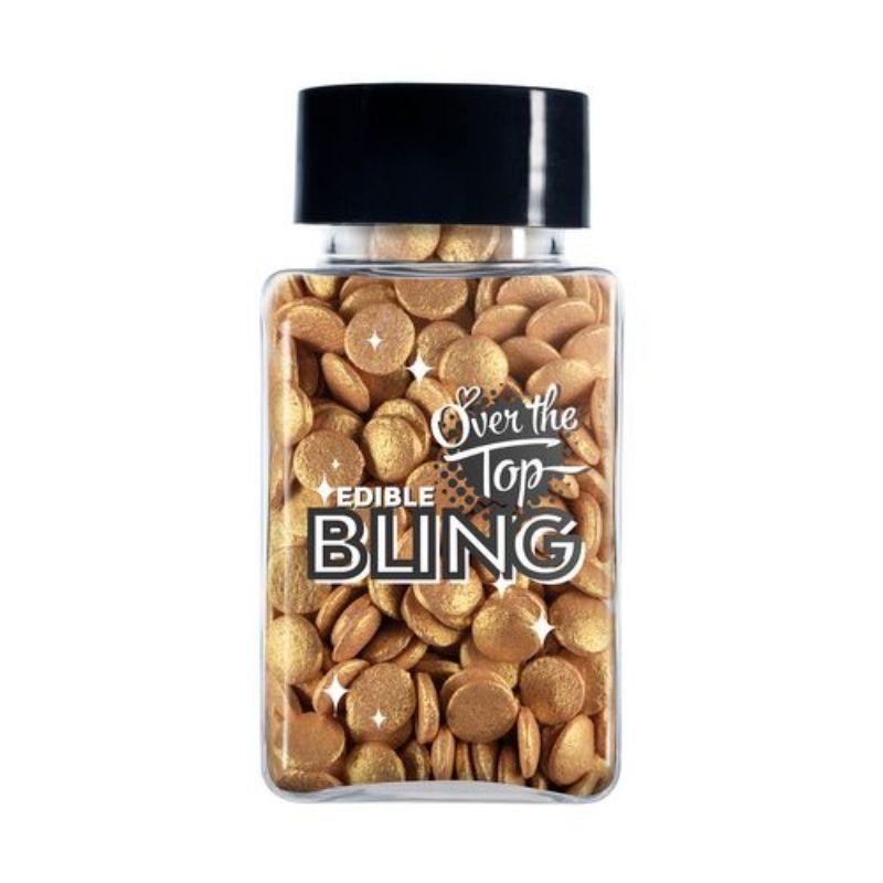 Over The Top Edible Bling Gold Confetti - 55g
