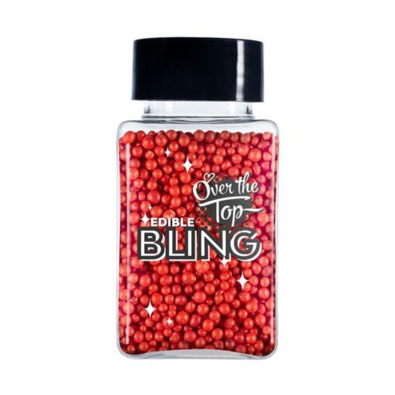 Over The Top Edible Bling Red Sprinkles - 60g
