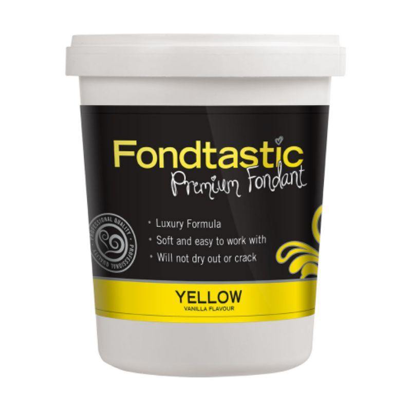 Fondtastic Yellow Vanilla Flavoured Fondant - 908g
