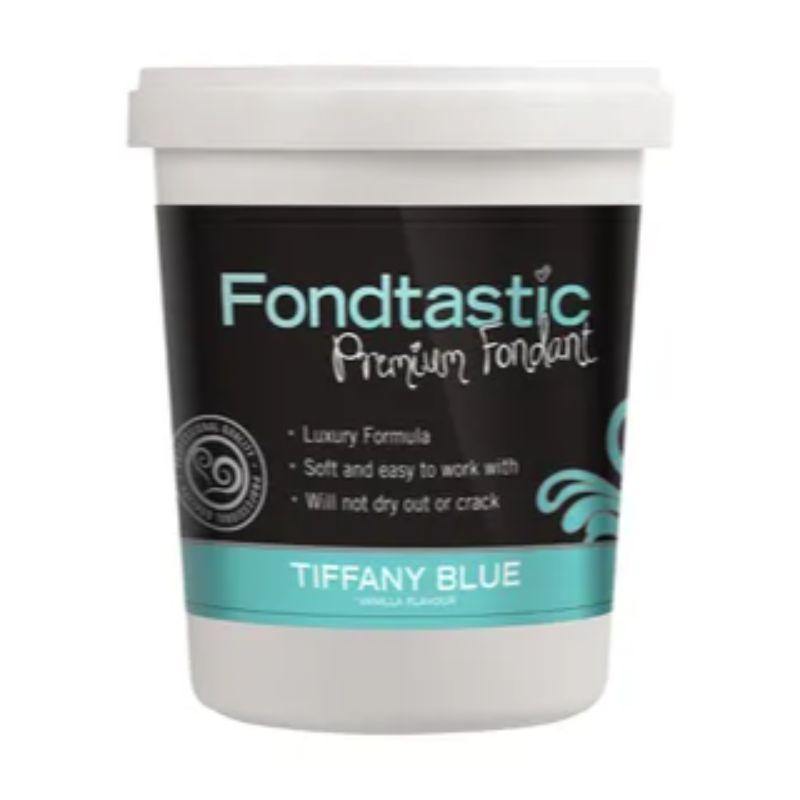 Fondtastic Vanilla Flavoured Tiffany Blue Fondant - 908g