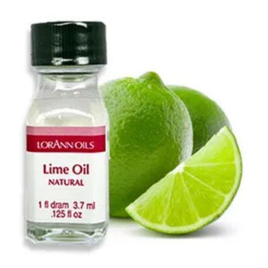 LorAnn Oils Lime Oil Natural Super Strength Flavour - 3.7ml - The Base Warehouse