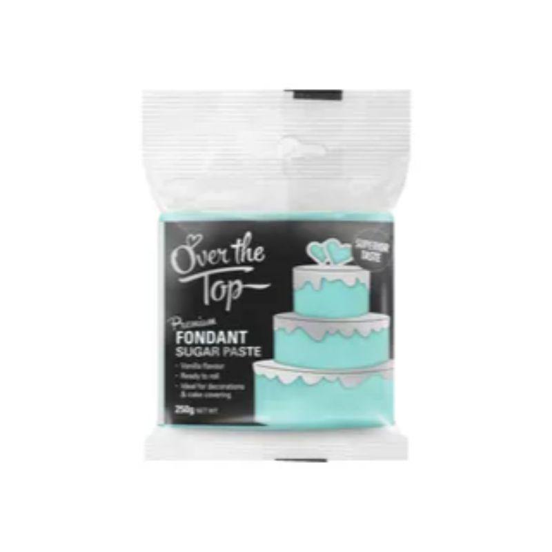 Over the Top Sky Blue Premium Fondant - 250g - The Base Warehouse