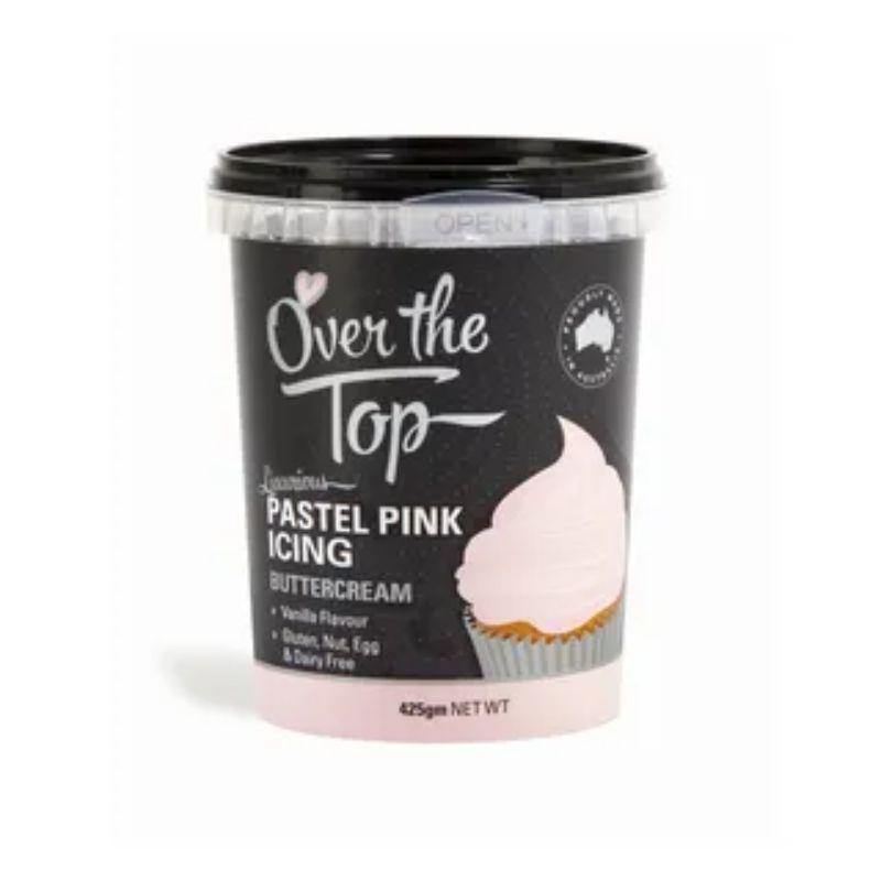 Over the Top Pastel Pink Buttercream - 425g - The Base Warehouse