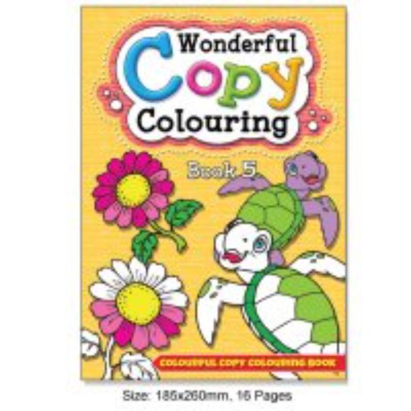 Wonderful Copy Colouring Book5 - 16 Pages