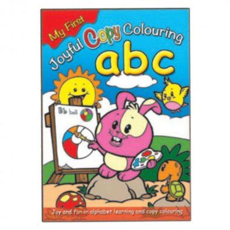 Joyful Copy Colouring Book - abc - The Base Warehouse