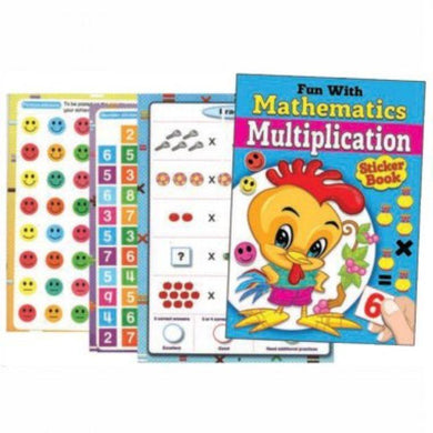 Mathematics Multiplication Sticker Book - The Base Warehouse