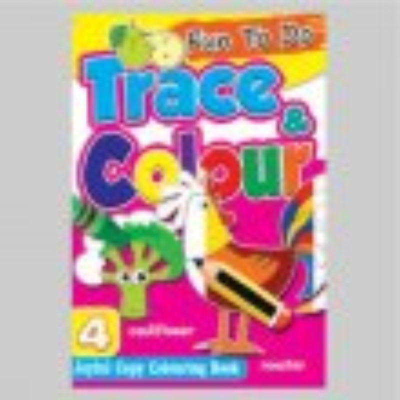 Trace & Colour Colouring Book 4 - The Base Warehouse