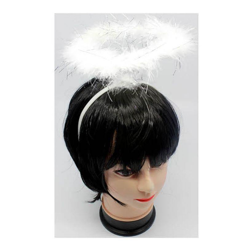 White Tinsel Halo Headband - The Base Warehouse
