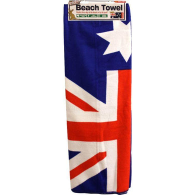 Australian Flag Beach Towel - 70cm x 140cm - The Base Warehouse