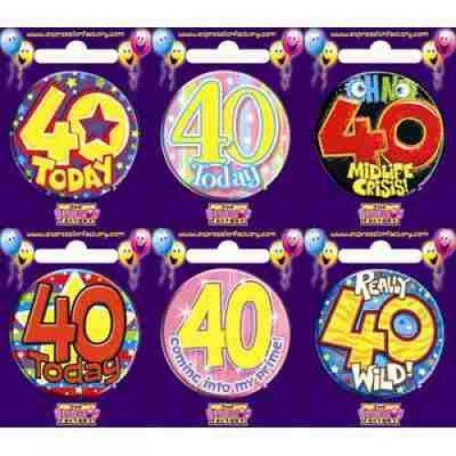 Age #40 Badge | The Base Warehouse
