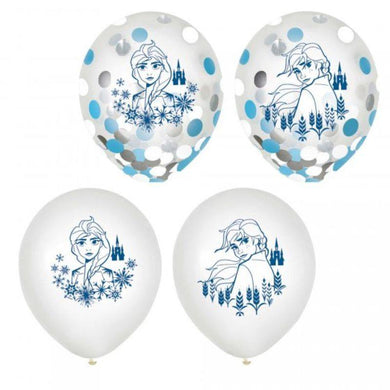 6 Pack Fozen 2 Latex Balloons - 30cm - The Base Warehouse
