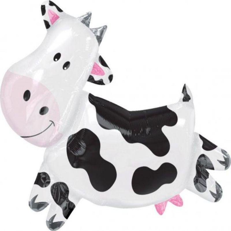 Cow Foil Balloon - 76cm x 71cm - The Base Warehouse
